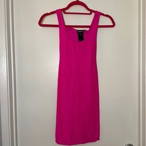 Hot Pink Bebe cocktail dress